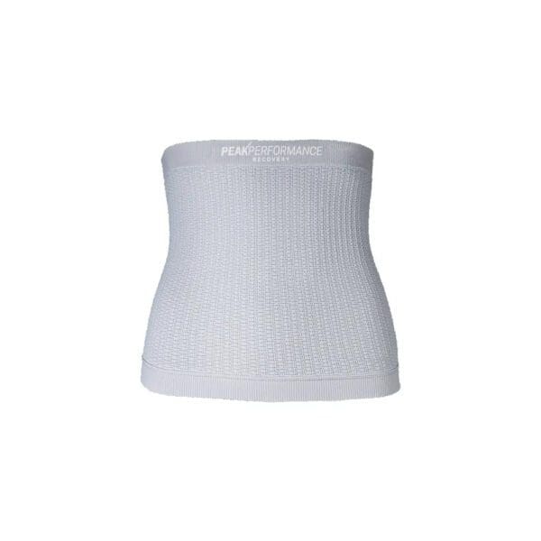 A white tube top with a small amount of thread